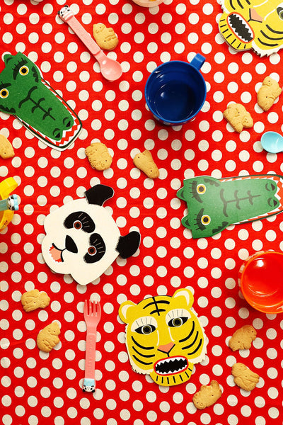 Panda Die Cut Card - Wild Bunch Collection