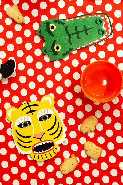 Tiger Die Cut Card - Wild Bunch Collection