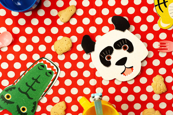 Panda Die Cut Card - Wild Bunch Collection