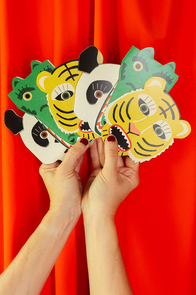 Crocodile Die Cut Card - Wild Bunch Collection