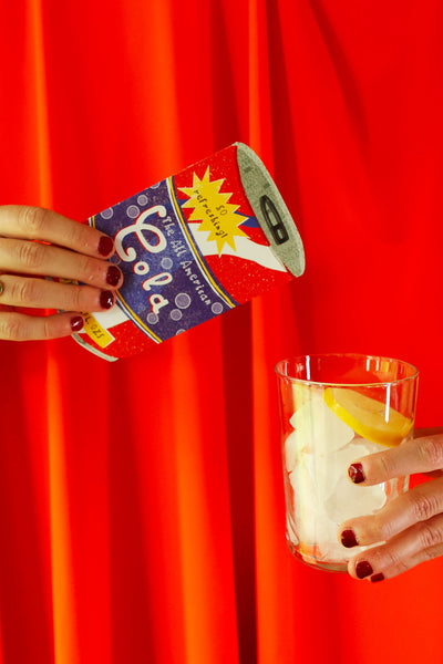 Cola Die Cut Card - American Collection
