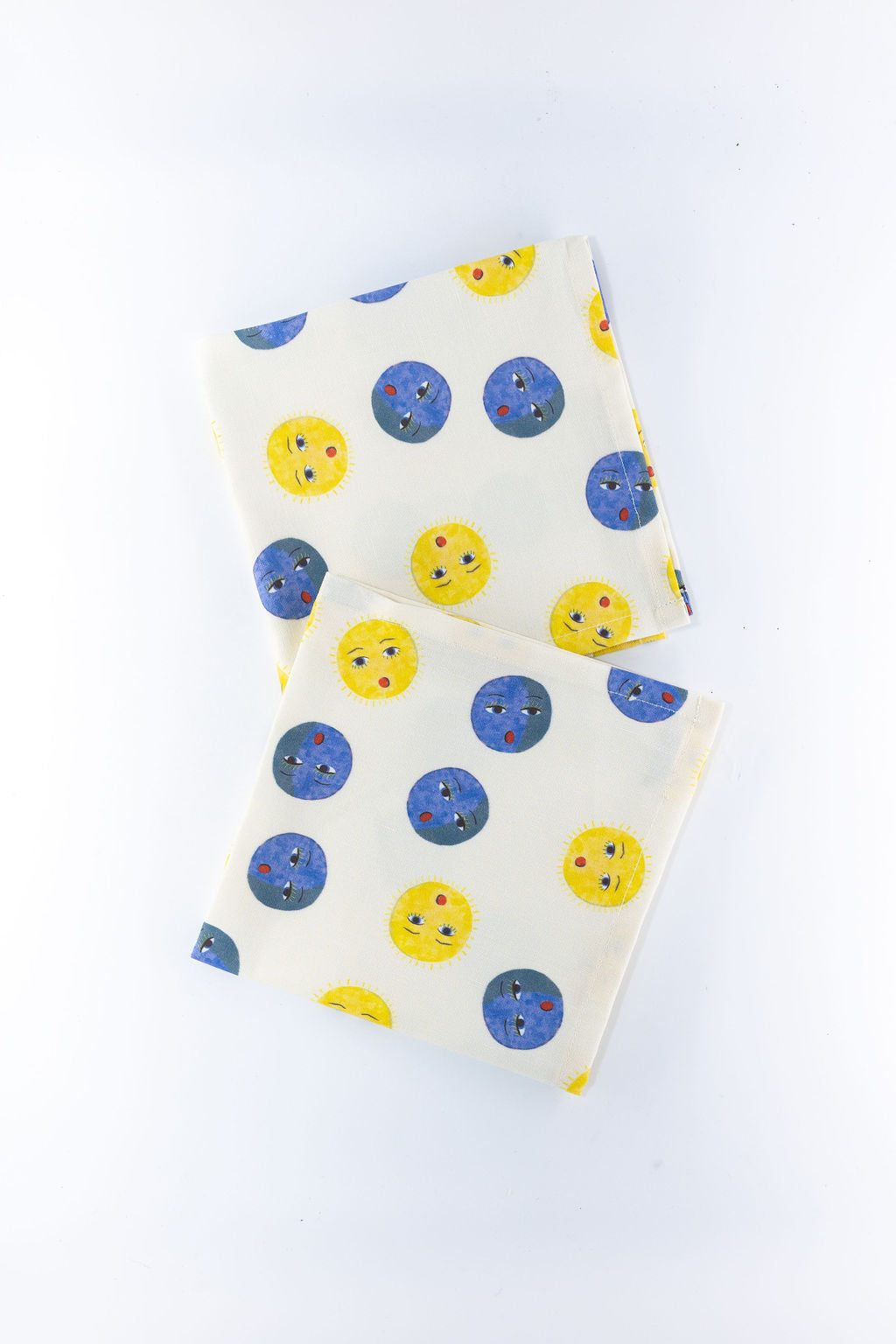 Sun & Moon Napkins new collection - pair of 2