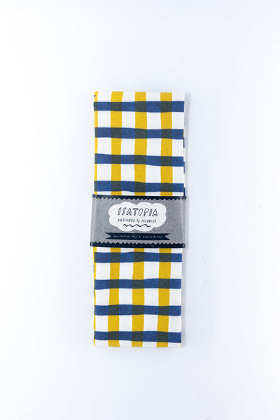 The Mustard & Navy Picnic Tea Towel