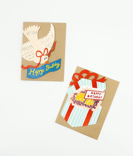 Happy Birthday Bird - Die Cut Card