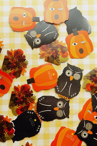 Autumn Leaves Die Cut Card - Spooky Season Collection