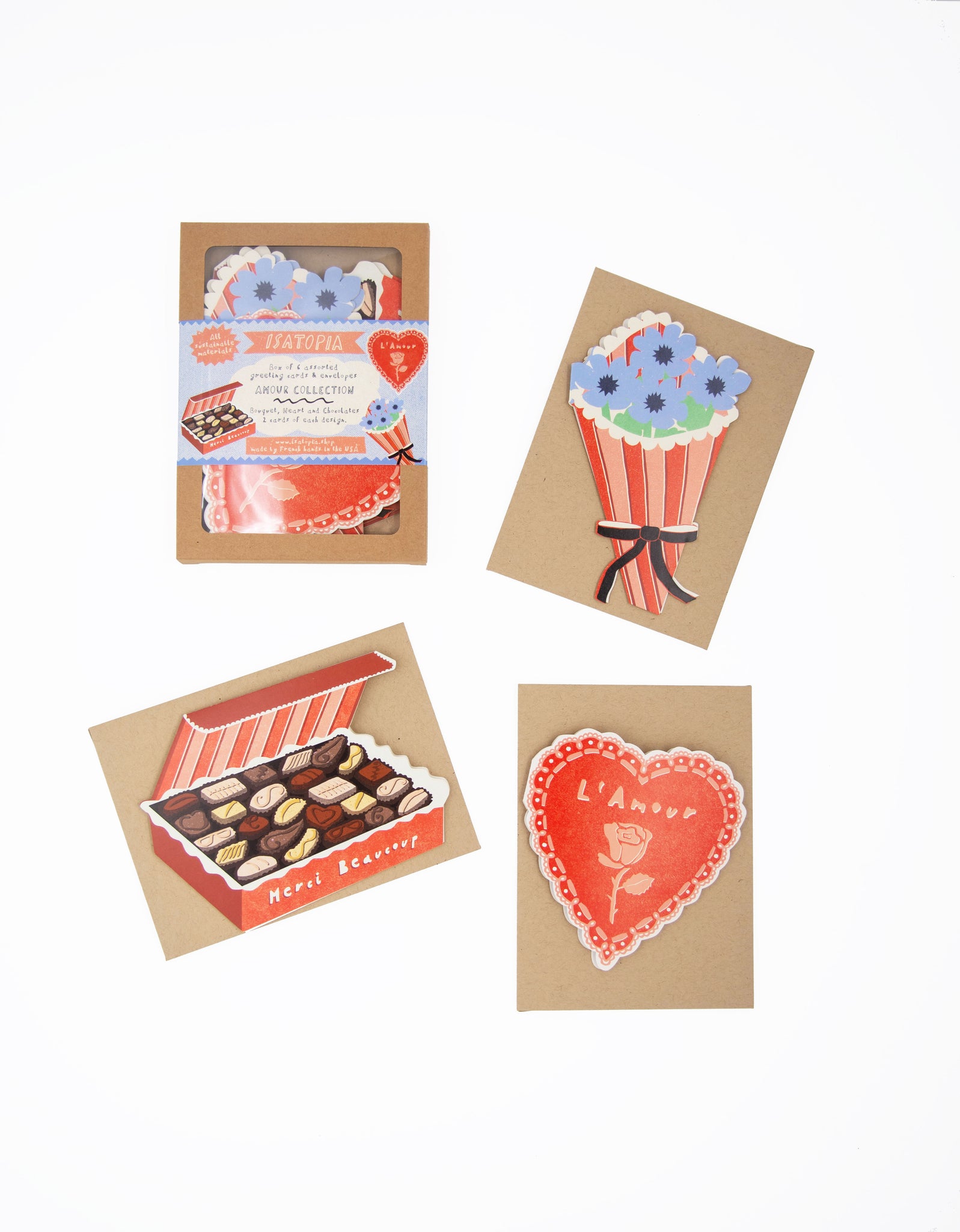 Amour Collection - Box of 6 Cards