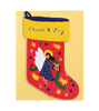 Angel Stocking - Die Cut Card