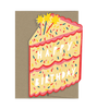 Birthday Star Cake - Die Cut Card