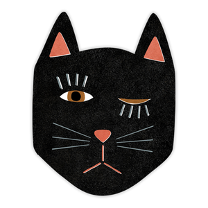 Black Cat - individual sticker