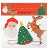 Christmas Paper Ornaments - Pack of 3