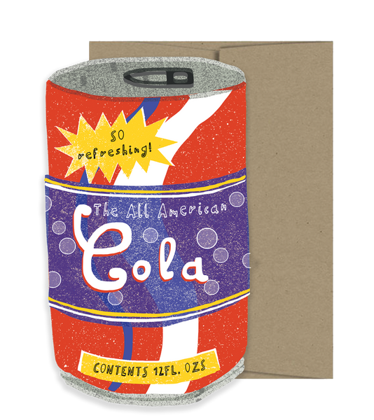 Cola Card - American Collection Die Cut