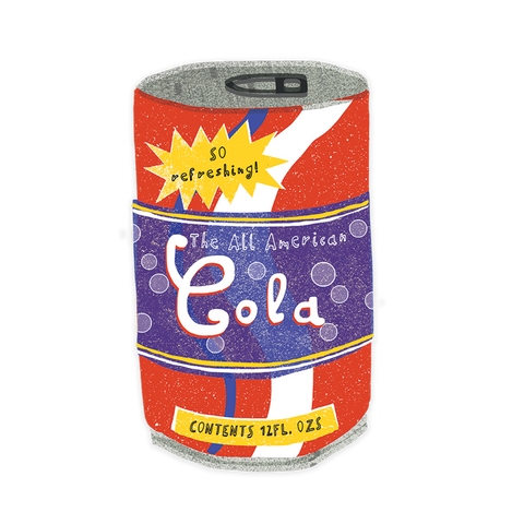 Cola Can - individual sticker