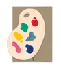 Color Palette Die Cut Card - Playtime Collection