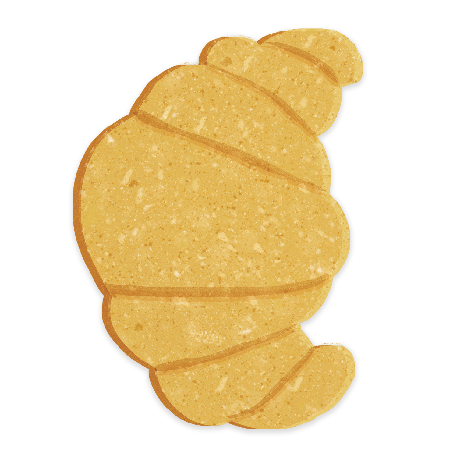 Croissant - individual sticker
