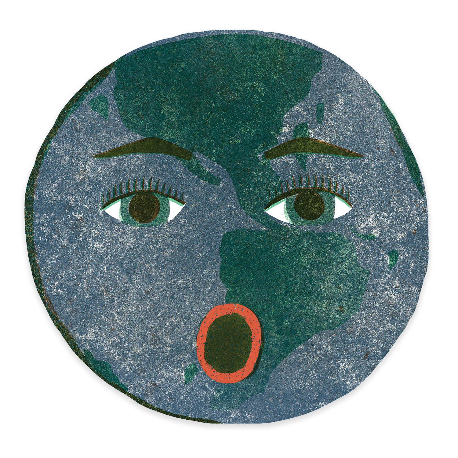 Earth | Terre - individual sticker