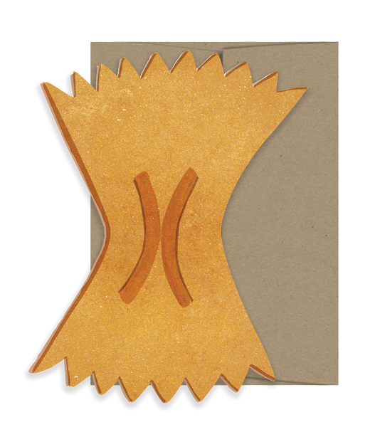 Farfalle Pasta  Die Cut Card - Italian Collection