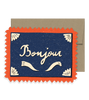 Bonjour Die Cut Card - From Paris with Love Collection