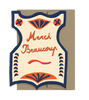 Merci Beaucoup Die Cut Card - From Paris with Love Collection