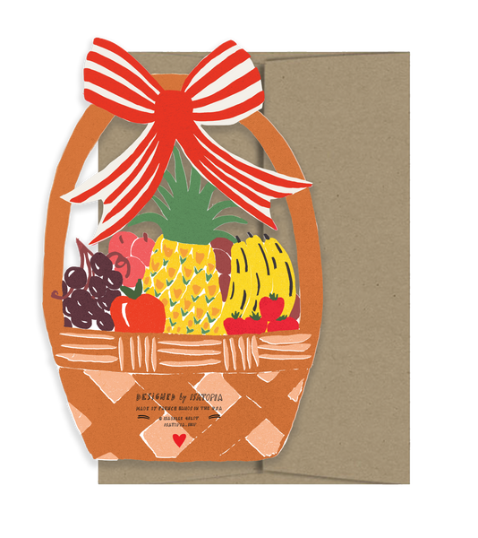 Fruit Basket - Die Cut Card