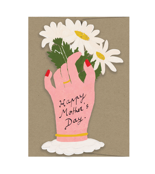 Happy Mother's Day Flowers - Die Cut Card