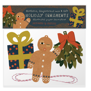 Holiday Paper Ornaments - Pack of 3