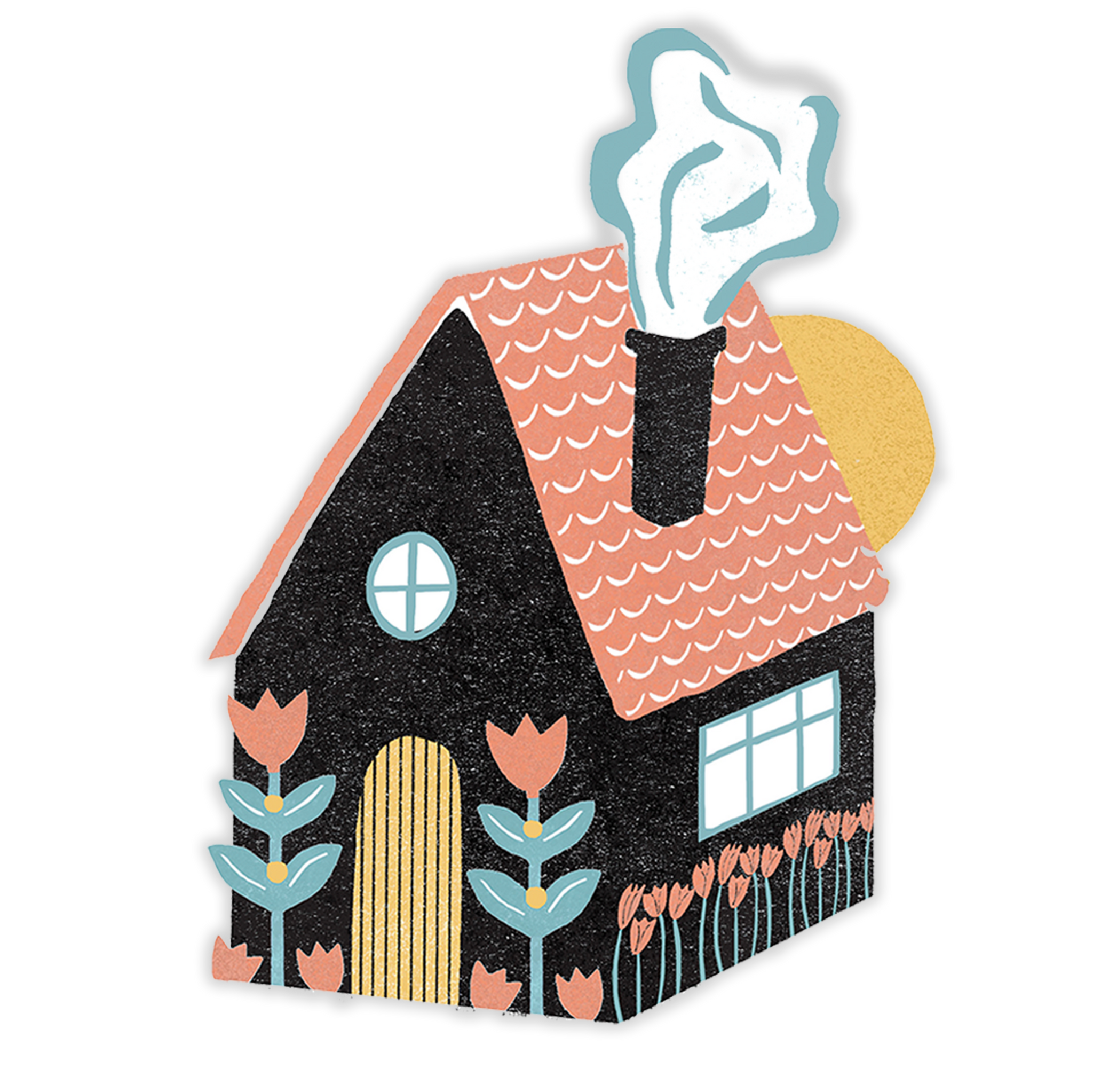 Folk Home - individual sticker