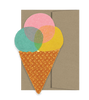 Ice Cream Die Cut Card - Seaside Collection