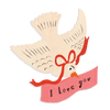 Love You Bird - individual sticker
