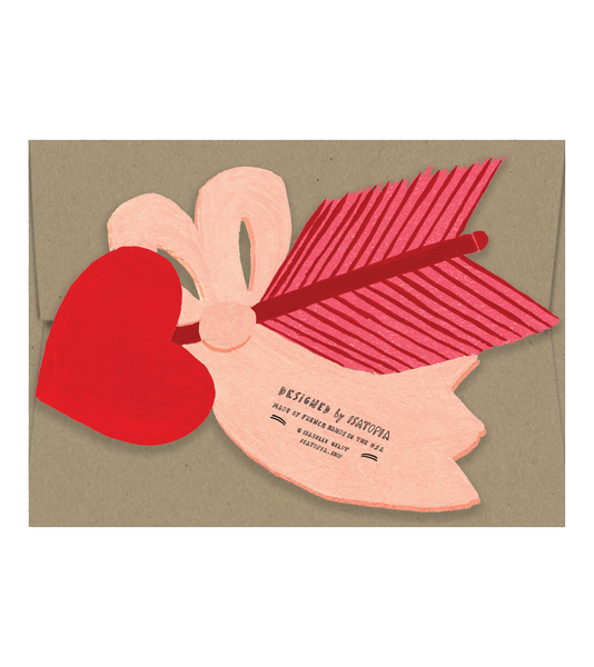Love Arrow - Die Cut Card