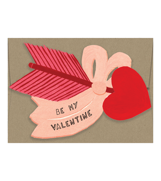 Love Arrow - Die Cut Card