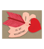 Love Arrow - Die Cut Card