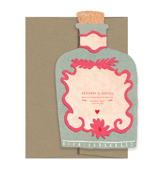 Love Potion - Die Cut Card