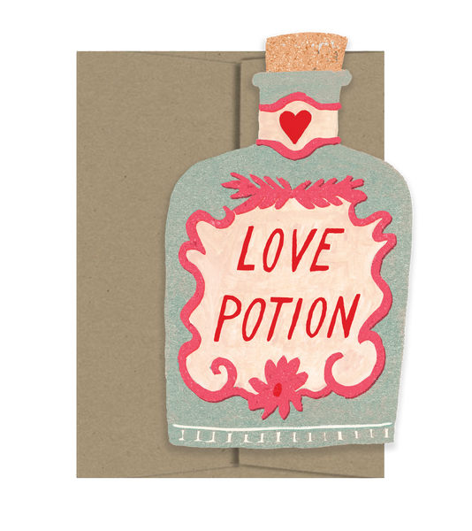 Love Potion - Die Cut Card