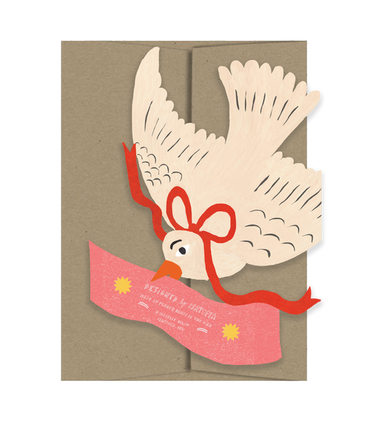 Love You Bird - Die Cut Card