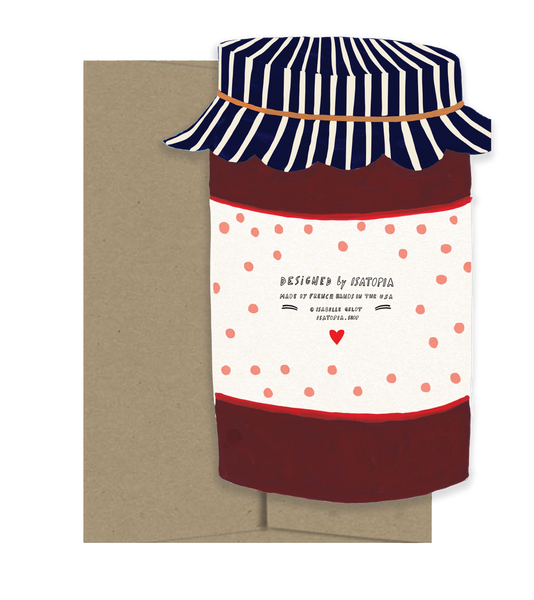 Maman's Jam - Die Cut Card