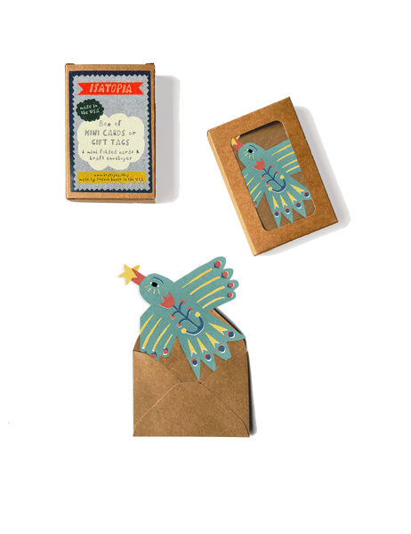 Messenger Bird Mini Cards - Box of 6