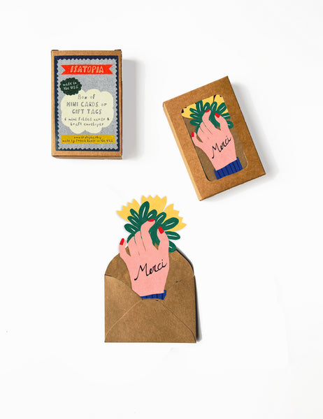Merci Hand Mini Cards - Box of 6