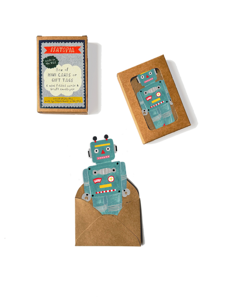 Little Robot Mini Cards - Box of 6