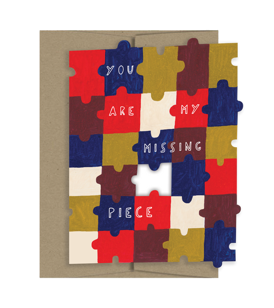Missing Piece - Die Cut Card