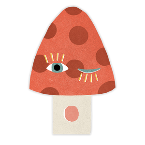 Mushroom Blink - individual sticker