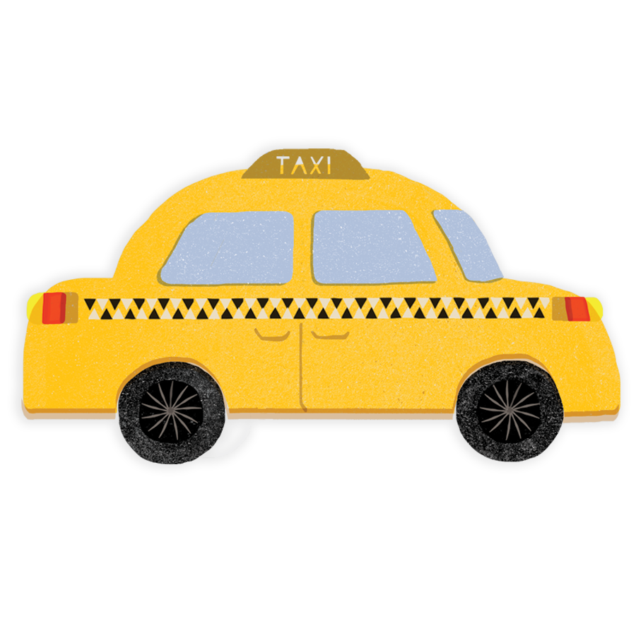 Yellow Cab - individual sticker