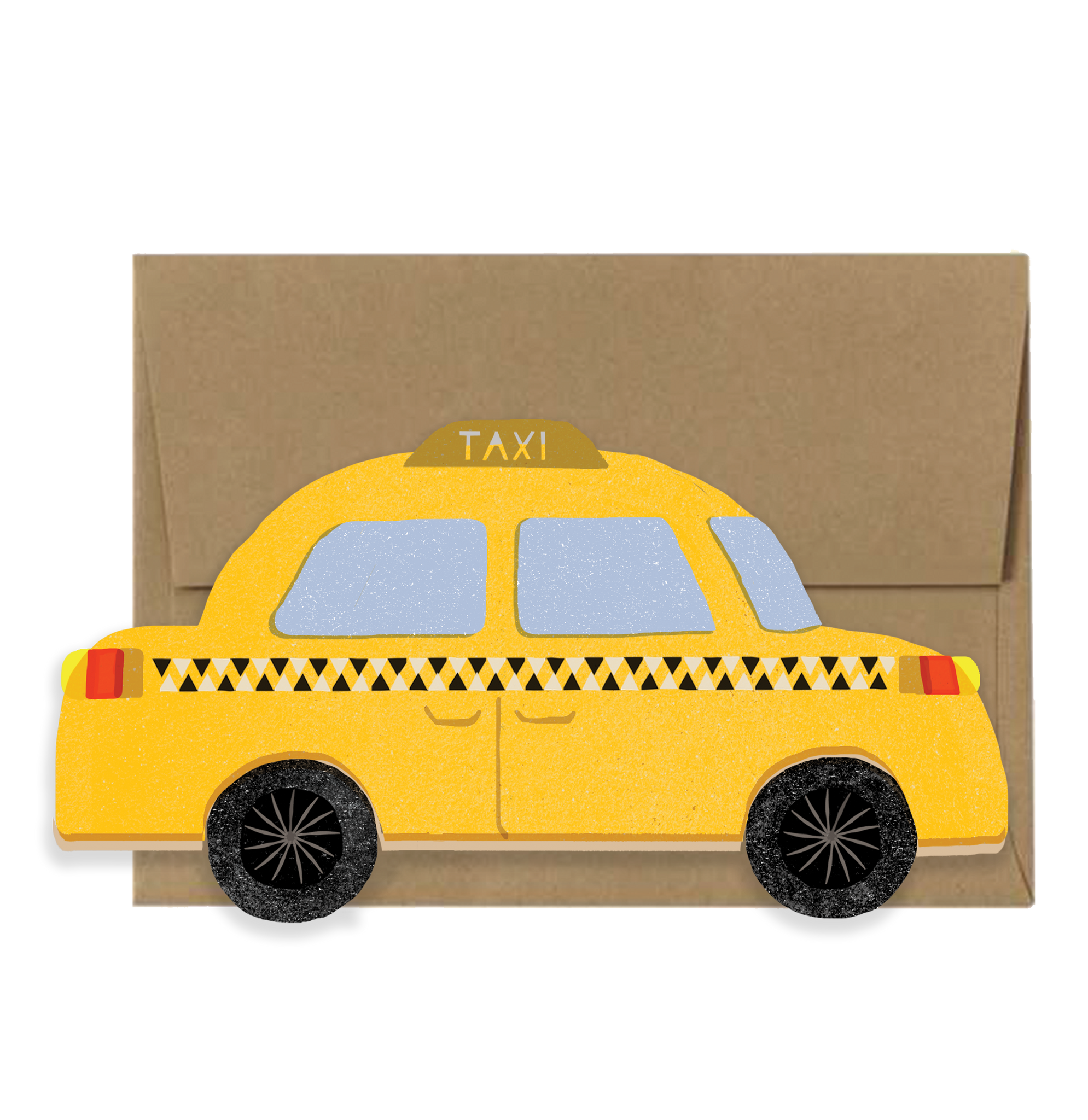 Yellow Cab Card - NYC Collection Die Cut