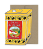 Olive Oil  Die Cut Card - Italian Collection