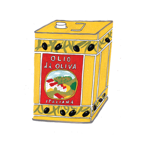 Olive Oil - individual sticker