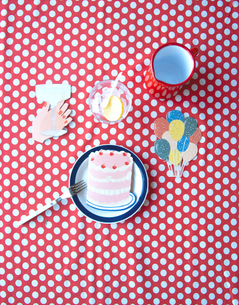 Party Cake Die Cut Card - Party Collection