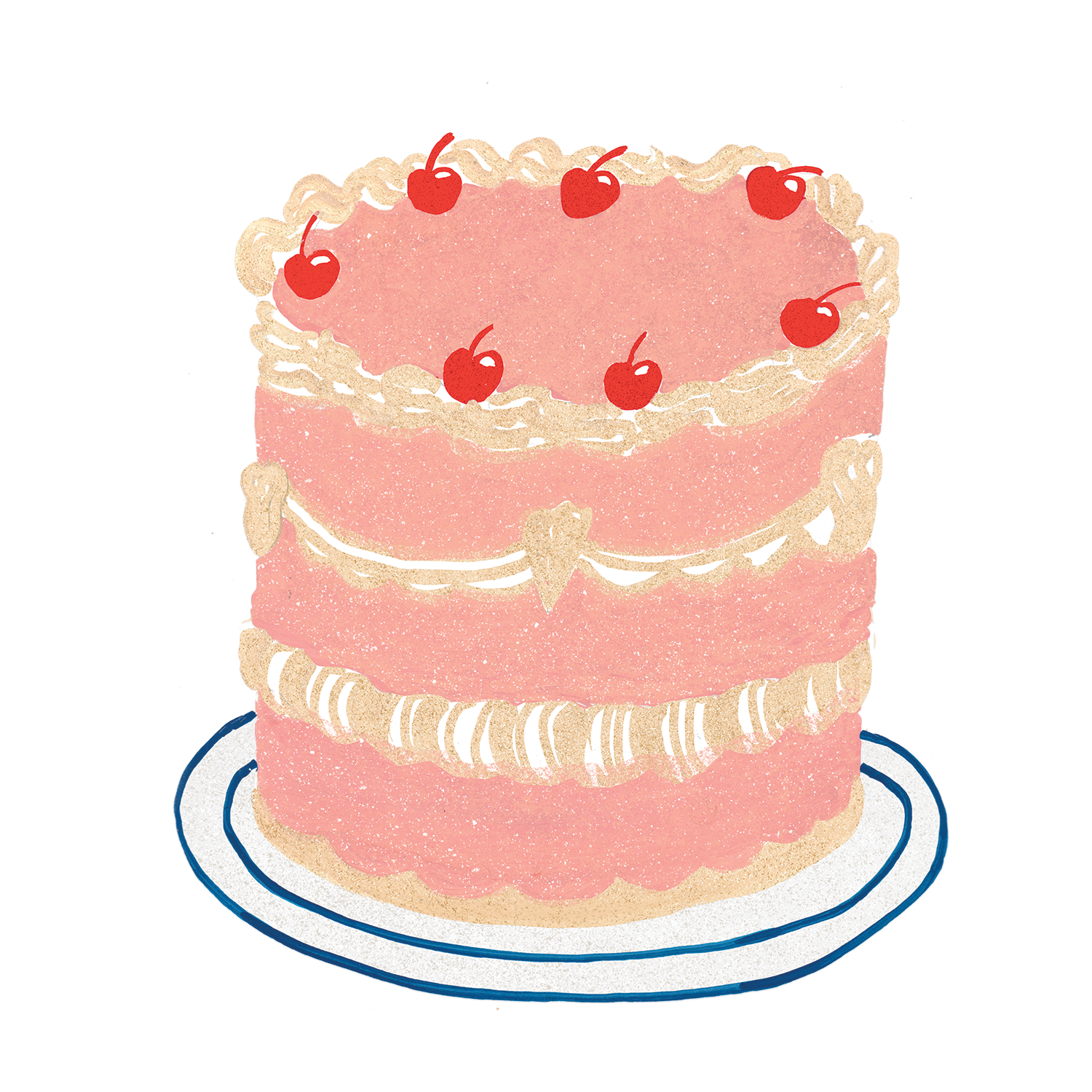 Party Cake - individual sticker