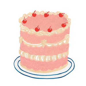 Party Cake - individual sticker