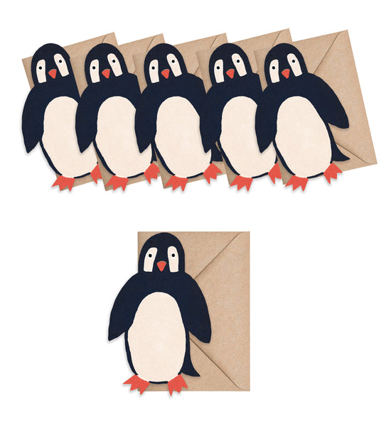 Penguin Mini Cards - Box of 6