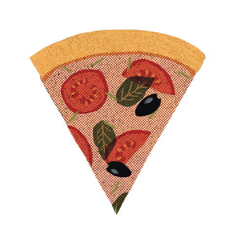 Pizza Slice - individual sticker