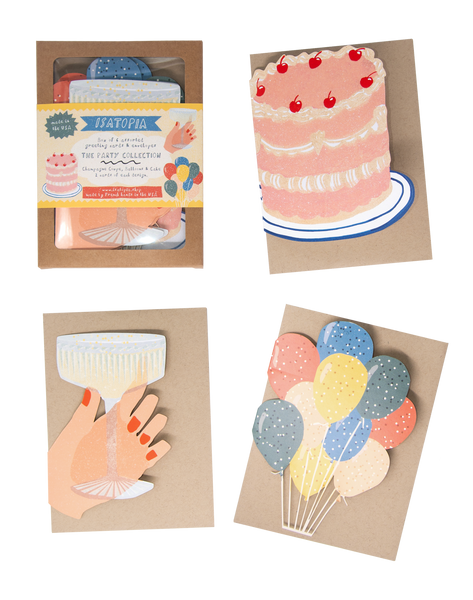 Party Collection - Box of 6 Cards